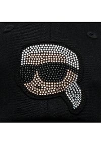 Karl Lagerfeld - KARL LAGERFELD Czapka z daszkiem 236W3402 Czarny. Kolor: czarny. Materiał: bawełna #3