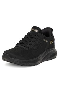 skechers - Skechers Sneakersy BOBS SQUAD CHAOS 117497 BBK Czarny. Kolor: czarny. Materiał: materiał