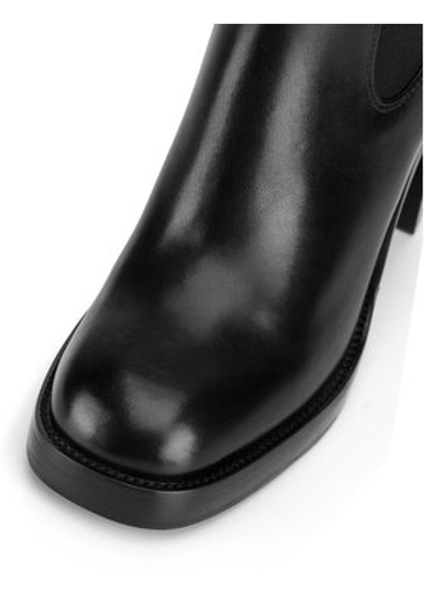 Gino Rossi Botki WGA3286-1Z Czarny. Kolor: czarny. Materiał: skóra