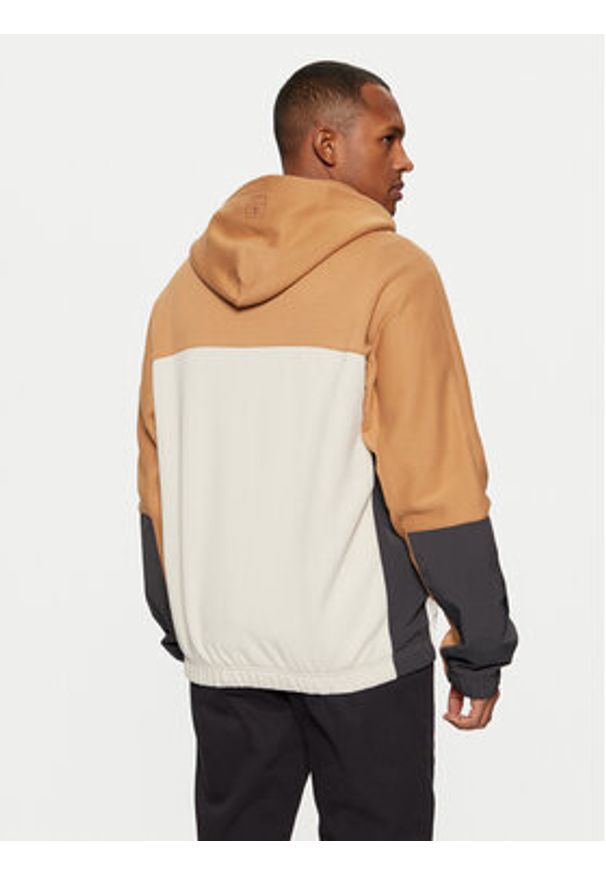 Champion Bluza 220399 Beżowy Standard Fit. Kolor: beżowy. Materiał: bawełna, syntetyk