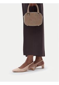 Gino Rossi - GINO ROSSI Czółenka EO-GL69-280-1 Beżowy. Kolor: beżowy. Materiał: skóra, zamsz #9