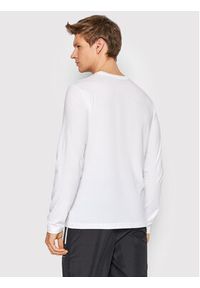 EA7 Emporio Armani Longsleeve 8NPT09 PJNQZ 1100 Biały Slim Fit. Kolor: biały. Materiał: bawełna. Długość rękawa: długi rękaw