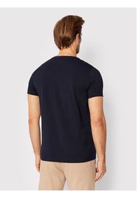 TOMMY HILFIGER - Tommy Hilfiger T-Shirt Core Stretch MW0MW27539 Granatowy Slim Fit. Kolor: niebieski. Materiał: bawełna #5