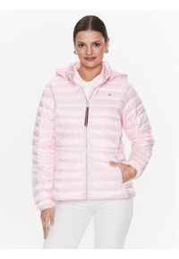 TOMMY HILFIGER - Tommy Hilfiger Kurtka puchowa Feminne WW0WW37264 Różowy Regular Fit. Kolor: różowy. Materiał: syntetyk, puch
