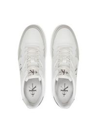 Calvin Klein Jeans Sneakersy Classic Cupsole Low Lth Ml YM0YM00885 Biały. Kolor: biały. Materiał: skóra #3