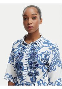 Iconique Sukienka koszulowa Emma IC26-038 Niebieski Regular Fit. Kolor: niebieski. Materiał: wiskoza. Typ sukienki: koszulowe #2