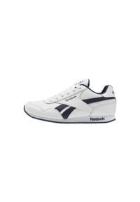 Buty do chodzenia dla dzieci Reebok Royal Cljog 30. Zapięcie: sznurówki. Kolor: niebieski, wielokolorowy, biały. Materiał: materiał, syntetyk. Szerokość cholewki: normalna. Model: Reebok Royal. Sport: turystyka piesza