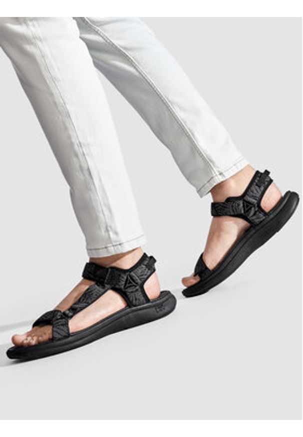 Helly Hansen Sandały Capilano F2f Sandal 11793_990 Czarny. Kolor: czarny. Materiał: materiał
