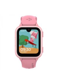 GARETT - Garett Kids Vibe 4G różowy. Rodzaj zegarka: smartwatch. Kolor: różowy. Styl: młodzieżowy, casual