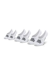 Zestaw 3 par stopek damskich Vans. Kolor: biały #1