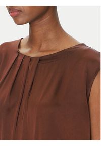 ViCOLO Bluzka TD0763 Brązowy Regular Fit. Kolor: brązowy. Materiał: syntetyk #5