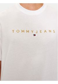 Tommy Jeans T-Shirt DM0DM19694 Biały Regular Fit. Kolor: biały. Materiał: bawełna #3