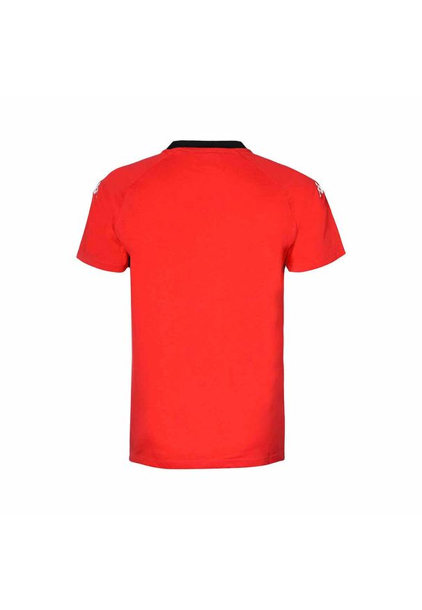 Jersey Kappa Diago. Kolor: wielokolorowy, czarny, czerwony. Materiał: jersey. Wzór: kolorowy, paski