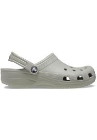Crocs Clásico Zueco. Okazja: na co dzień. Kolor: szary. Materiał: materiał, syntetyk. Styl: casual