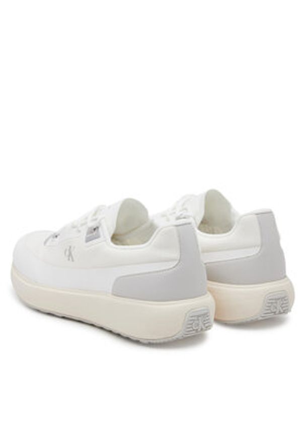 Calvin Klein Jeans Sneakersy Athleisure Runner Tech Ripstop YM0YM01205 Biały. Kolor: biały. Materiał: materiał
