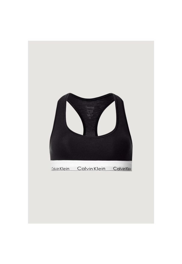 Calvin Klein - Biustonosz Kobieta CALVIN KLEIN. Kolor: czarny. Materiał: bawełna