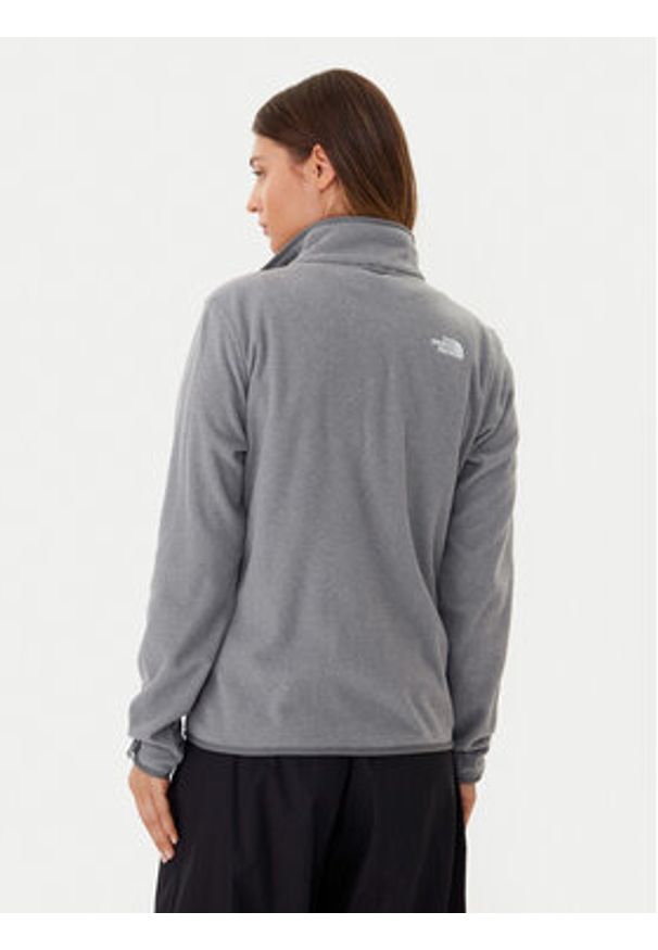 The North Face Polar Glacier NF0A8D2F Szary Regular Fit. Kolor: szary. Materiał: syntetyk