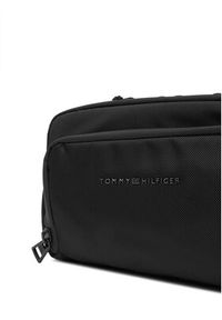 TOMMY HILFIGER - Tommy Hilfiger Kosmetyczka Th Travel Washbag AM0AM13950 Czarny. Kolor: czarny. Materiał: materiał #3