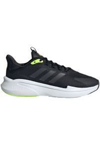 Adidas - Buty do biegania adidas AlphaEdge + M IF7294 czarne. Zapięcie: sznurówki. Kolor: czarny. Materiał: materiał, syntetyk, guma. Szerokość cholewki: normalna. Sport: fitness