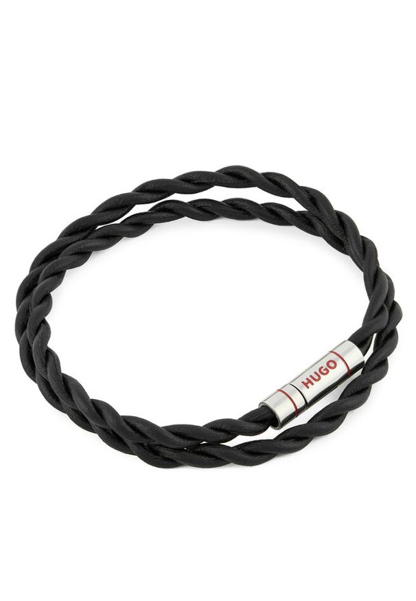 Hugo - Bransoletka HUGO. Kolor: czarny