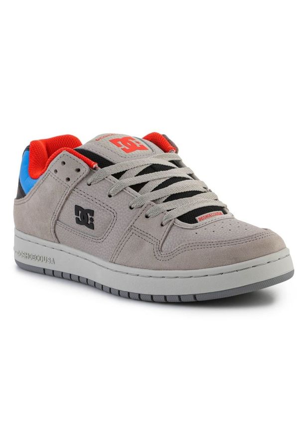 Buty DC Shoes Manteca Se M ADYS100314-CAN szare. Zapięcie: sznurówki. Kolor: szary. Materiał: materiał, guma. Sport: skateboard