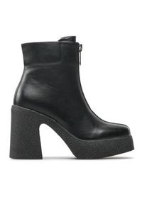 Jenny Fairy Botki HZ96063-5 Czarny. Kolor: czarny. Materiał: skóra #6