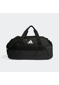 Adidas - Tiro League Duffel Bag Small. Kolor: czarny, biały, wielokolorowy. Materiał: materiał. Sport: fitness