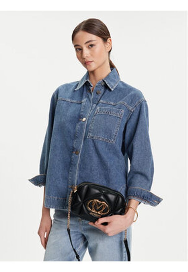 Love Moschino - LOVE MOSCHINO Torebka JC4038PP1NLC0000 Czarny. Kolor: czarny. Materiał: skórzane