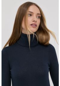 Lauren Ralph Lauren Sweter 200675903011 damski kolor granatowy z półgolfem. Kolor: niebieski. Długość rękawa: długi rękaw. Długość: długie #2