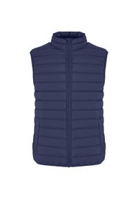 Urban Classics - Bezrękawnik Męski Basic Lekki. Kolor: niebieski. Długość rękawa: bez rękawów
