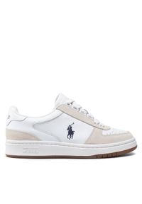 Polo Ralph Lauren Sneakersy Polo Crt Pp 809834463002 Biały. Kolor: biały. Materiał: skóra #1