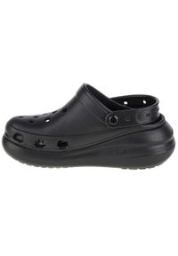 Mules Femme Mules Crocs CLASSIC CRUSH CLOG Noir Noir. Kolor: czarny. Materiał: syntetyk, materiał, guma #2