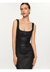 Pinko Sukienka dzianinowa Costina 102211 A1BF Czarny Slim Fit. Kolor: czarny. Materiał: wiskoza #3