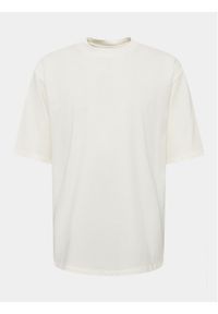 Lindbergh T-Shirt 30-400120 Écru Relaxed Fit. Materiał: bawełna