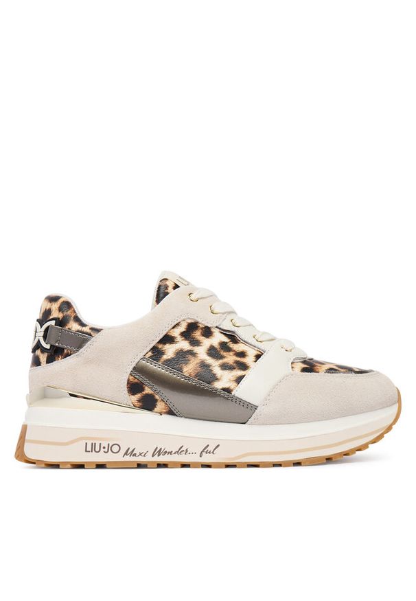 Sneakersy Liu Jo. Kolor: beżowy