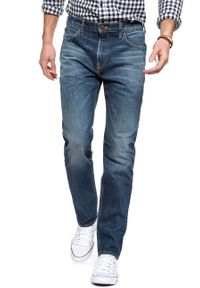 Lee - LEE AUSTIN MĘSKIE SPODNIE JEANSOWE JEANSY DŻINSY MID KANSAS L733PLMJ 112119951