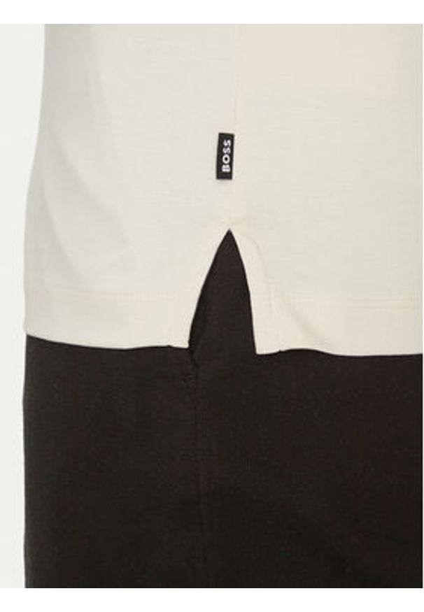 BOSS T-Shirt H-Tessler 199 50531793 Écru Slim Fit. Materiał: bawełna