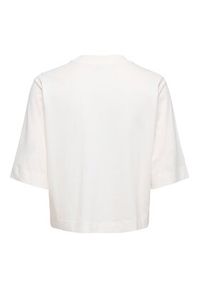 only - ONLY T-Shirt Vega 15375753 Kremowy Regular Fit. Kolor: kremowy. Materiał: bawełna #5
