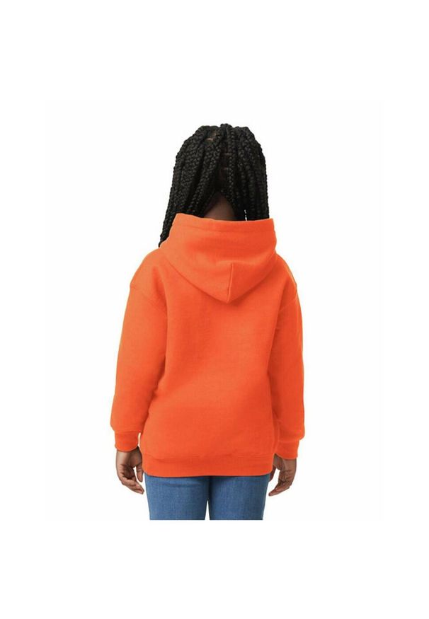 GILDAN - Bluza Dziecięca Heavy Blend Hoodie. Kolor: żółty, pomarańczowy, wielokolorowy