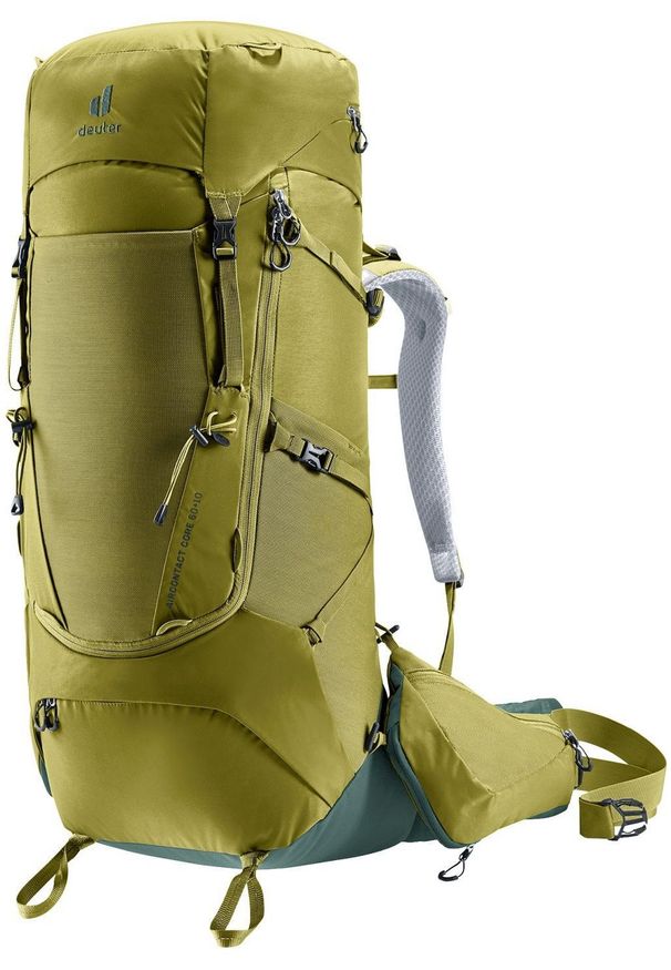 Plecak turystyczny Deuter Aircontact Core 60 l + 10 l Zielony. Kolor: zielony