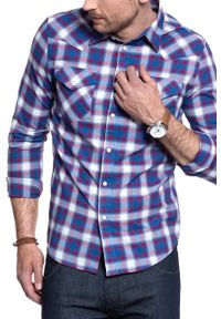 Lee - KOSZULA LEE WESTERN SHIRT LIMOGES L643GIFE 112115355. Materiał: materiał. Wzór: kratka #4