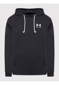 Under Armour Bluza Ua Rival Terry 1370401 Czarny Loose Fit. Kolor: czarny. Materiał: bawełna