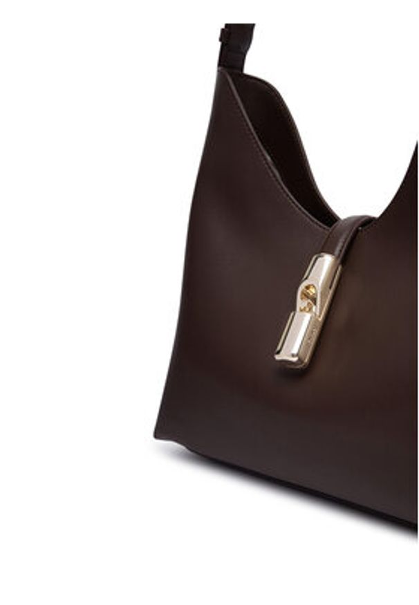 Furla Torebka Goccia M WB01499 BX3104 CN 2460S Brązowy ciemny. Kolor: brązowy. Materiał: skórzane