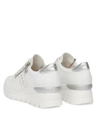 Rieker Sneakersy N8321-80 Biały. Kolor: biały. Materiał: skóra #3