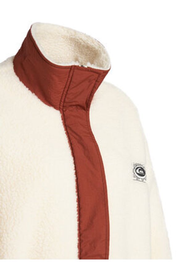 Quiksilver Kurtka przejściowa EQWPF03007 Biały Regular Fit. Kolor: biały. Materiał: syntetyk