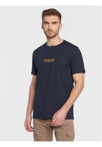 !SOLID - Solid T-Shirt Daniels 21107463 Granatowy Regular Fit. Kolor: niebieski. Materiał: bawełna