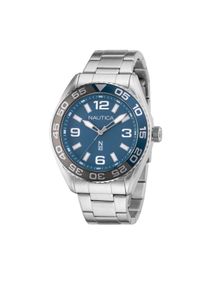 Nautica Zegarek NAPFWS307 Srebrny. Kolor: srebrny