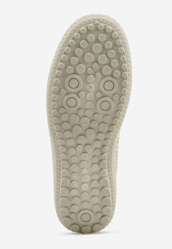 Renee - Zielone Ażurowe Tenisówki w Stylu Boho Tidira. Okazja: na co dzień. Kolor: zielony. Wzór: ażurowy. Sezon: wiosna. Styl: boho