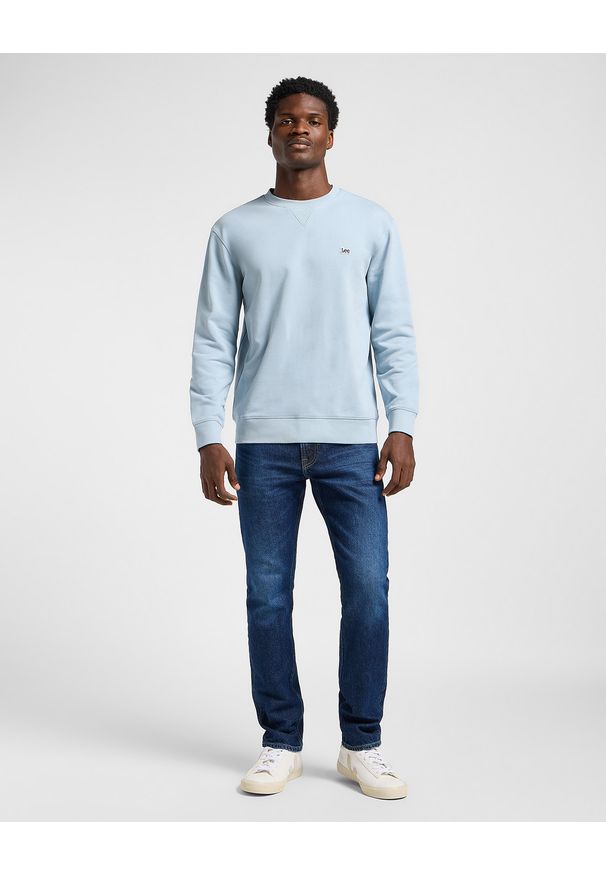 Lee - MESKA BLUZA LEE PATCH CREW SWS CONCRETE GRAY 112363879