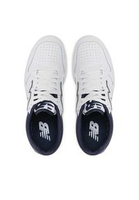 New Balance Sneakersy BB480LWN Biały. Kolor: biały. Materiał: skóra #4